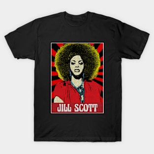 Jill Scott 80s Pop Art Fan Art T-Shirt